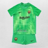 Shirt Barcelona Goalkeeper Kid 2021/22 Green