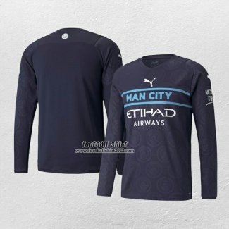 Shirt Manchester City Third Long Sleeve 2021/22