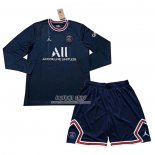 Shirt Paris Saint-Germain Home Long Sleeve Kid 2021/22