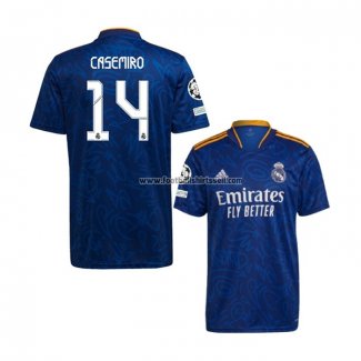 Shirt Real Madrid Player Casemiro Away 2021-22