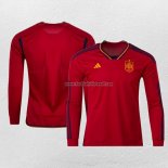 Shirt Spain Home Long Sleeve 2022