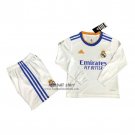 Shirt Real Madrid Home Long Sleeve Kid 2021/22