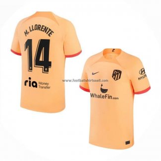 Shirt Atletico Madrid Player M.Llorente Third 2022/23