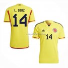 Shirt Colombia Player L.diaz Home 2022