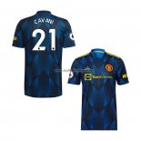 Shirt Manchester United Player Cavani Third 2021-22