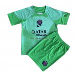 Shirt Paris Saint-Germain Goalkeeper Kid 2022/23 Green