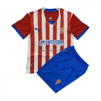 Shirt Sporting Gijon Home Kid 2022/23