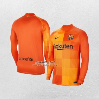 Shirt Barcelona Goalkeeper Long Sleeve 2021/22 Orange