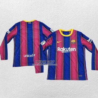 Shirt Barcelona Home Long Sleeve 2020/21