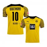 Shirt Borussia Dortmund Player Hazard Home 2021-22