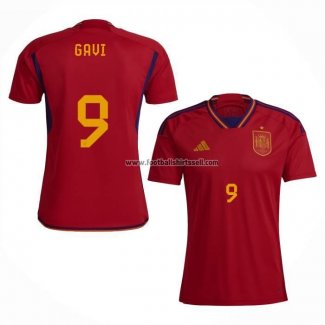 Shirt Spain Player Gavi Home 2022