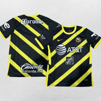 Thailand Shirt America 2022 Black And Yellow