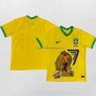 Thailand Shirt Brazil Pele Special 2022 Yellow