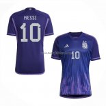 Shirt Argentina Player Messi Away 2022