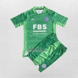 Shirt Leicester City Goalkeeper Kid 2021/22 Green