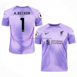 Shirt Liverpool Goalkeeper Player A.becker Home 2022/23