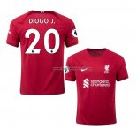 Shirt Liverpool Player Diogo J. Home 2022/23