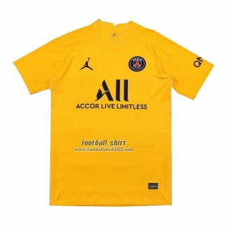 Thailand Shirt Paris Saint-Germain Goalkeeper 2021/22 Yellow