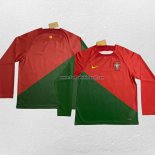 Shirt Portugal Home Long Sleeve 2022