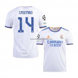 Shirt Real Madrid Player Casemiro Home 2021-22