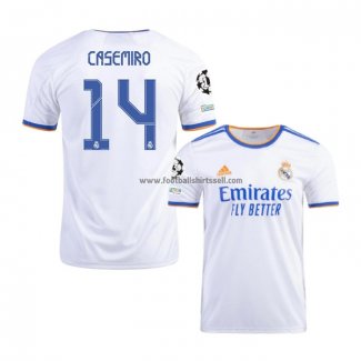 Shirt Real Madrid Player Casemiro Home 2021-22