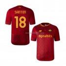 Shirt Roma Player Santon Home 2022/23