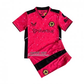 Shirt Wolves Goalkeeper Kid 2021/22 Rosa