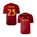 Shirt Roma Player Mancini Home 2022/23