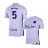 Shirt Barcelona Player Sergio Away 2021-22