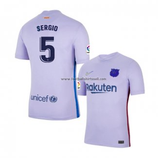 Shirt Barcelona Player Sergio Away 2021-22
