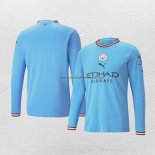 Shirt Manchester City Home Long Sleeve 2022/23