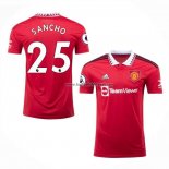 Shirt Manchester United Player Sancho Home 2022/23