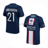 Shirt Paris Saint-Germain Player Ander Herrera Home 2022/23