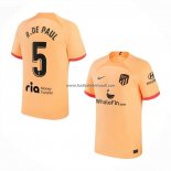 Shirt Atletico Madrid Player R.De Paul Third 2022/23