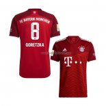 Shirt Bayern Munich Player Goretzka Home 2021-22