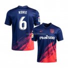 Shirt Atletico Madrid Player Koke Away 2021-22