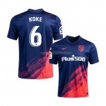 Shirt Atletico Madrid Player Koke Away 2021-22