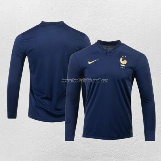 Shirt France Home Long Sleeve 2022