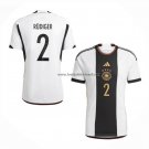 Shirt Germany Player Rudiger Home 2022