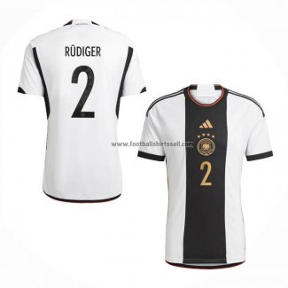 Shirt Germany Player Rudiger Home 2022