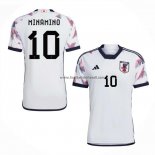 Shirt Japan Player Minamino Away 2022