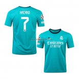 Shirt Real Madrid Player Hazard Third 2021-22