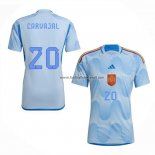 Shirt Spain Player Carvajal Away 2022
