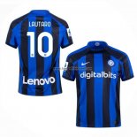 Shirt Inter Milan Player Lautaro Home 2022/23