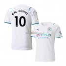 Shirt Manchester City Player Kun Aguero Away 2021-22