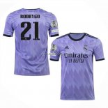 Shirt Real Madrid Player Rodrygo Away 2022/23
