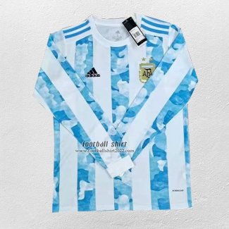 Shirt Argentina Home Long Sleeve 2021