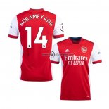 Shirt Arsenal Player Aubameyang Home 2021-22