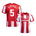 Shirt Atletico Madrid Player R.de Paul Home 2021-22