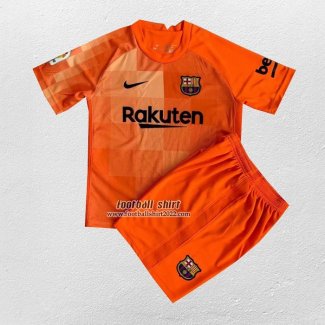Shirt Barcelona Goalkeeper Kid 2021/22 Orange